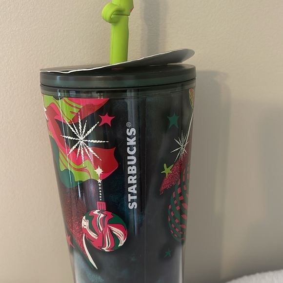 Starbucks NEW HOLIDAY 2023 Tumbler with Straw Topper‎ NWT - Picture 4 of 9